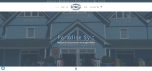 Webdesign Paradise Customs Sylt